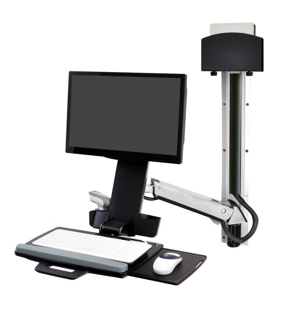 Ergotron StyleView® Sit-Stand Combo System | Ergonomic Workstation ...