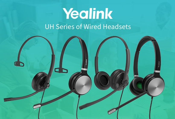 Yealink UH Series Professional USB Wired Headset For Business - SourceIT