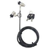Targus DEFCON Dual T-Lock Keyed Cable Lock (25 pcs) (ASP57MKUSX-25-65) - Pack