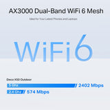 TP-Link Deco X50-Outdoor AX3000 Outdoor / Indoor Whole Home Mesh WiFi 6 Unit (1-Pack) — product view 6