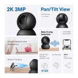 TP-Link Tapo 2K 3MP Pan/Tilt Home Security Wi-Fi Camera (Tapo C211) - product view 2