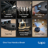 TP-Link Tapo RV50 Pro Omni AI Detection Robot Vacuum & Mop + All-in-One Self-Cleaning Station — product view 4