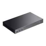 TP-Link TL-SL1311P desktop PoE+ switch mode button detail