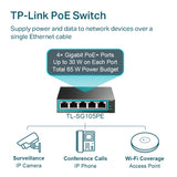 TP-Link TL-SG105PE VLAN and QoS management