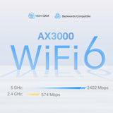 TP-Link Deco X50-5G 5G AX3000 Whole Home Mesh WiFi 6 Gateway (1-Pack) — product view 7