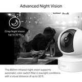 TP-Link Tapo 2K 3MP Pan/Tilt Home Security Wi-Fi Camera (Tapo C212) - product view 3