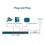 TP-Link TL-SL1226P PoE+ switch feature detail