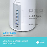 TP-Link Deco BE65 BE11000 Whole Home Mesh WiFi 7 System (3-Pack) — product view 7