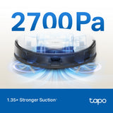 TP-Link Tapo RV20 Mop Plus MagSlim LiDAR Navigation Robot Vacuum & Mop with Smart Auto-Empty Dock — product view 6