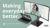 AOC CU34P3CV 34" WQHD Curved VA 100Hz Business Monitor with USB-C 65W and KVM - image 2