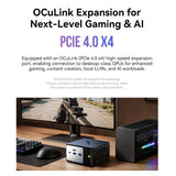GMKtec EVO-X1 Pro OCuLink PCIe 4.0 x4 external GPU expansion