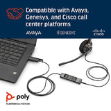 HP Poly EncorePro 525-M USB Stereo Headset MS + USB-C/A