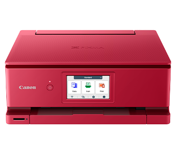 Canon PIXMA TS8870 Wireless 6-Ink Photo All-in-One Printer - Red
