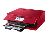 Canon PIXMA TS8870 Wireless 6-Ink Photo All-in-One Printer - Red - image 3