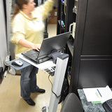 Ergotron Neo-Flex Laptop Cart Two-Toned Gray (24-205-214) - view 7