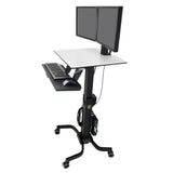 Ergotron WorkFit-C Dual Sit-Stand Workstation (24-214-085)