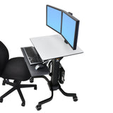 Ergotron WorkFit-C Dual Sit-Stand Workstation (24-214-085) - view 2