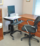 Ergotron WorkFit-C Single HD Sit-Stand Workstation Black (24-216-085) - view 2