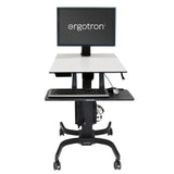 Ergotron WorkFit-C Single HD Sit-Stand Workstation Black (24-216-085)