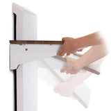 Ergotron WorkFit® Elevate™ Sit-Stand Wall Desk Walnut Hills (24-804-S894) - view 6