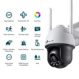 TP-Link VIGI C540-W 4MP Outdoor Full-Color Wi-Fi Pan Tilt Network Camera — product view 2