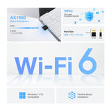 TP-Link Archer TX1800U Nano AX1800 Nano Wi-Fi 6 USB Adapter — product view 5