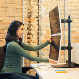 Ergotron DS100 Dual-Monitor Desk Stand Vertical (33-091-200) - view 4