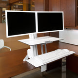 Ergotron WorkFit-S, Dual Workstation with Worksurface White (33-349-211) - view 2