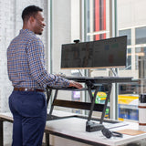 Ergotron WorkFit-TL Sit-Stand Desktop Workstation Black (33-406-085) - view 5