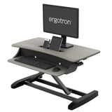 Ergotron WorkFit-Z Mini Sit-Stand Desktop Grey Woodgrain (33-458-917)
