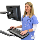 Ergotron LX Wall Keyboard Arm Polished Aluminum (45-246-026) - view 2