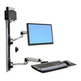 Ergotron LX Wall Mount System with Small Computer Holder (45-253-026) - view 5