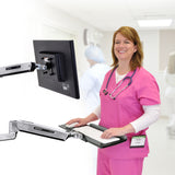 Ergotron LX Sit-Stand Wall Keyboard Arm (45-354-026) - view 2