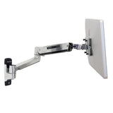 Ergotron LX HD Sit-Stand Wall Arm Polished Aluminum (45-383-026) - view 2