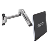 Ergotron LX HD Sit-Stand Wall Arm Polished Aluminum (45-383-026)