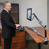 Ergotron WorkFit-LX, Standing Desk Mount System (45-405-026) - view 2