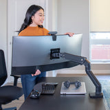 Ergotron HX Desk Monitor Arm Matte Black (45-475-224) - view 5