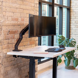 Ergotron HX Desk Monitor Arm Matte Black (45-475-224) - view 3