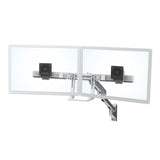 Ergotron HX Wall Dual Monitor Arm Polished Aluminum (45-479-026) - view 2