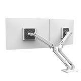 Ergotron MXV Desk Mount Dual-Monitor Arm White (45-496-216)