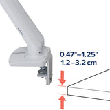 Ergotron MXV Desk Mount Dual-Monitor Arm White (45-496-216) - diagram