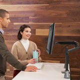 Ergotron LX Desk Monitor Arm, Tall Pole Matte Black (45-537-224) - view 4