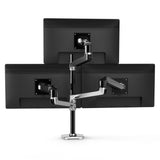 Ergotron LX Dual Desk Mount Stacking Arm Polished Aluminum (45-549-026) - view 9