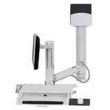 Ergotron SV Combo System Worksurface, Small CPU Holder White (45-594-216)