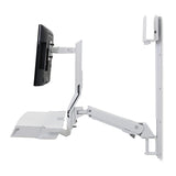Ergotron SV Combo System Worksurface, Small CPU Holder White (45-594-216) - view 3