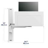 Ergotron CareFit™ Combo System (45-618-251) - diagram