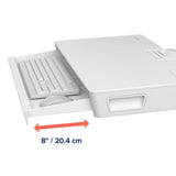 Ergotron CareFit™ Combo System with Worksurface (45-619-251) - diagram