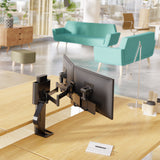 Ergotron TRACE Dual Monitor Desktop Mount Matte Black (45-631-224) - view 4