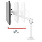 Ergotron NX Monitor Arm White (45-669-216) - diagram