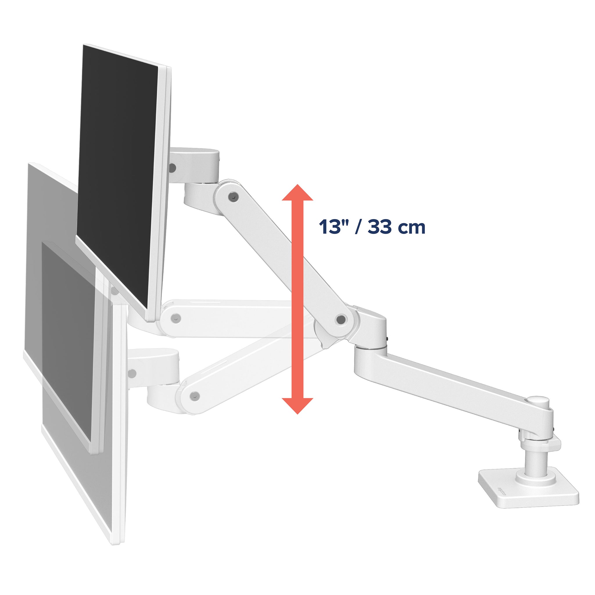 Ergotron LX Pro Desk Monitor Arm White – SourceIT